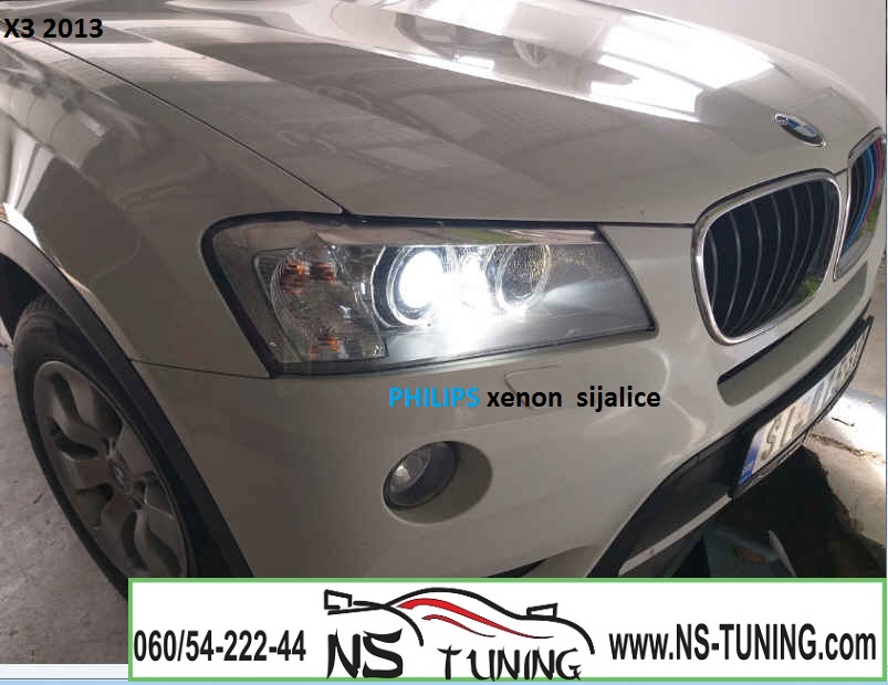 bmw x3 f25 xenon farovi philips d1s sijalica zamena ugradnja novi sad tuning